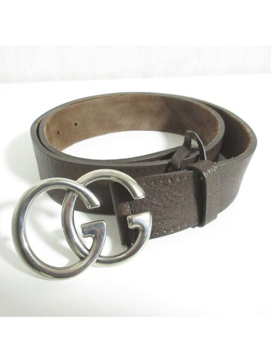 Gucci GG Marmont Leather Belt Brown main image 6